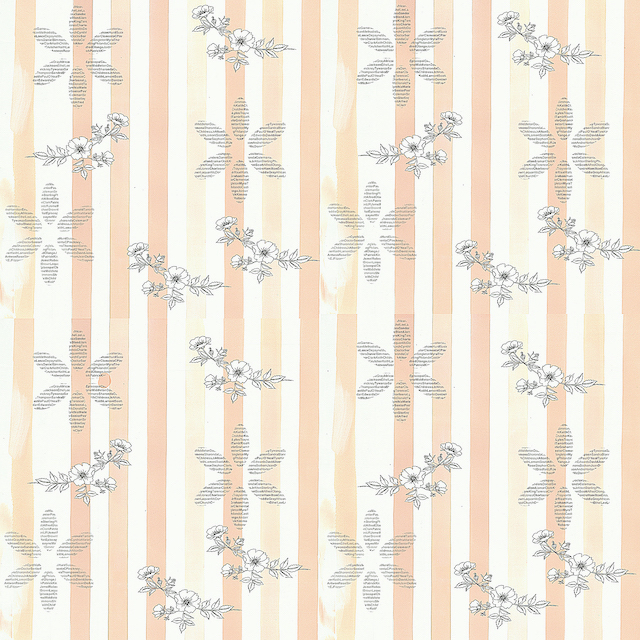 wallpaper pattern with flowers