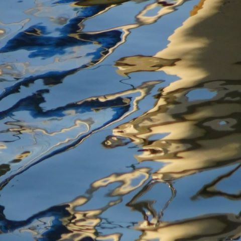 water reflections with swirls